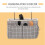 Polyester Dorm Sundries Organizer Hanging Storage Pouch Multi 9
