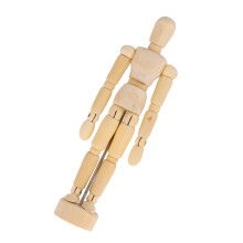2Stk Holzfigur Menschliche Mannequin Puppe 4,5 & 5,5 Zoll