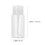 3St Doseerfles Reisset Make-Up Remover, Lichtgewicht Wit Plastic 2
