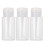 3St Doseerfles Reisset Make-Up Remover, Lichtgewicht Wit Plastic 5