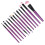12Stk Holzgriff Nylonborsten Make-up Set -183 11