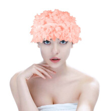 1St Frauen Schwimmmütze 3D Atmungsaktiv Für Frauen Pink