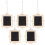 5pcs Rectangular Shaped Hanging Wooden Blackboard Chalkboard Wordpad 1
