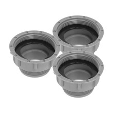 3-teiliges Set: Überlaufverbinder mit Schläuchen, Adaptern, Anschluss