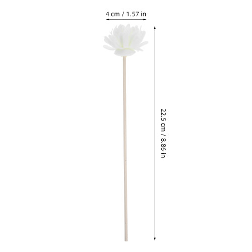 6 aroma-diffusorstäbchen, blumen-diffusor, nachfüllbar 2