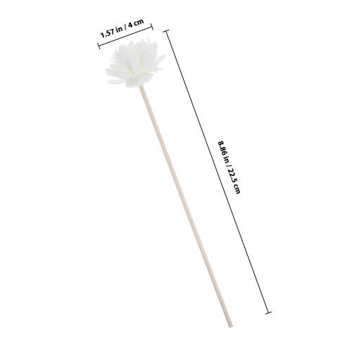6 aroma-diffusorstäbchen, blumen-diffusor, nachfüllbar 1