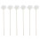 6 aroma-diffusorstäbchen, blumen-diffusor, nachfüllbar 10