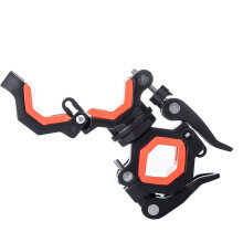 lenker-spiegelhalterung klemmadapter für motorräder roller – schwarz orange