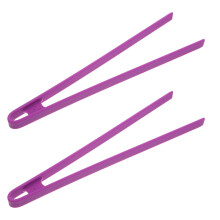 2 silikon speisetongs, rutschfeste lebensmittelklammern