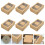 1 satz kuchenverpackungsboxen mit 3