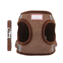 Dog Weste Und Leine Set Atmungsaktiv Reflektierend Für Outdoor S