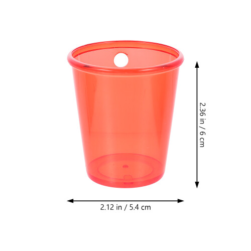 12 gefüllte shot- weinbecher perlen design 1