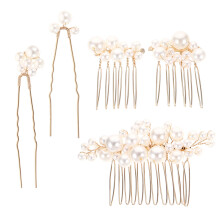 perlen haarstecker set für braut und kopfschmuck haarnadel
