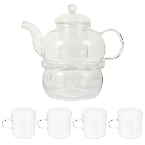 kung-fu-tee mit tasse, kerzenhalter und , duftendes set