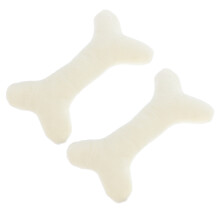 2er set kissen in form beinkissen, gefüllt, für zu hause