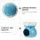 1Pc Blue Ceramic Aroma Therapy Burner Incense Holder for Relaxation 10