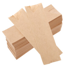 kraftpapier-bestecktaschen – 200 , einweg, fettbeständig, für besteck