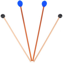 2 Paar Marimba Schlägel Garn Gummischlägel Schlagzeug Stäbe