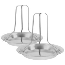 2-teiliger Bratrost für Hähnchen, vertikal, für Grill