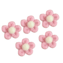 5St Schattige Roze Vilten Broches Sjaals Hoeden En Kinderkleding