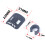 5-teiliges drahtrohr-set mit durchführung, bremsvariator, aluminiumrahmen 3