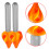 2 aufblasbare -ornamente, -props, spielzeug-fackeln 7