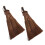 2Pcs Hand-Made Desktop Broom Short Handle Office Dust Brush 10