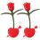 2 silikon-tee- rosenform, tee-filter hilfsmittel (rot) 1