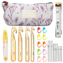 1 set häkelnadeln mit , maschenmarkierer, xxl-garnnadel