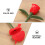 2 silikon-tee- rosenform, tee-filter hilfsmittel (rot) 11