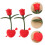 2 silikon-tee- rosenform, tee-filter hilfsmittel (rot) 5