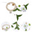Housewarming Wind Chime Woven Flower Wind Chime Felt Multi 1pack 4