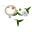 Housewarming Wind Chime Woven Flower Wind Chime Felt Multi 1pack 10