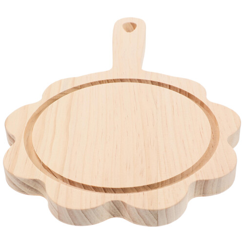 tragbares Lebensmittel-Tablett, Pizzablech und Holz-Pizza-