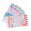 2 pvc tagebuch aufkleber transparent schulbedarf 1
