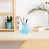 1Blauwe Resin Pen Container Unicorn Decor Organizer 10
