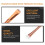 2 dünne flache eyeliner- für augenbrauen-makeup 10