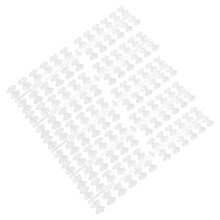 120-teilige transparente -Übungsplatte mit Bogenmuster und Farbdisplay