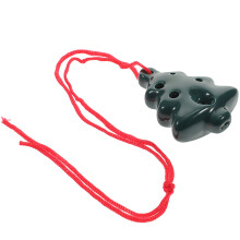 ocarina anfänger musikinstrument weihnachtsbaumform 6 löcher