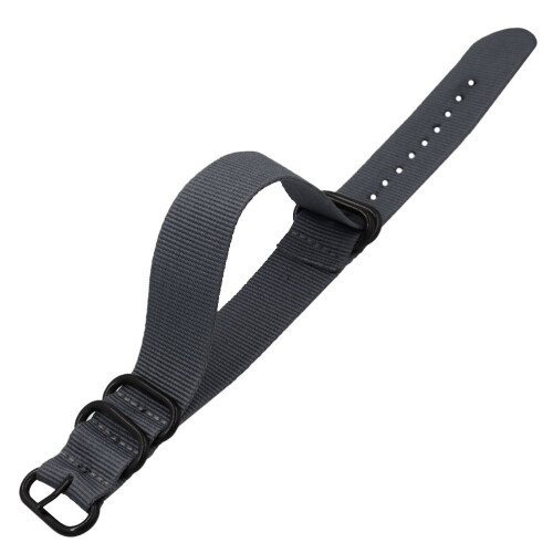 1 nylon armband für mm grau verstellbar 2