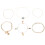 6- . Damenarmband Perlen, dekoratives Mode-Boho-Armband 6
