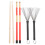 1 satz schlagzeug-sticks, multifunktions-draht- mit 2