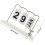 Compacte Bureaukalender Met Papieren Blad En Metalen Frame 2
