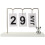 Compacte Bureaukalender Met Papieren Blad En Metalen Frame 4