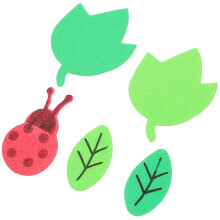 210St Kids Room Muurstickers Met Lieveheersbeestje En Bladeren Eva