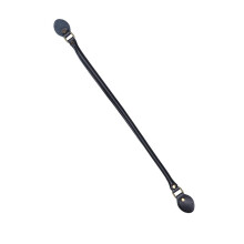 40 cm koeienleer handvatten voor handtas, tasriem vervanging, zwart