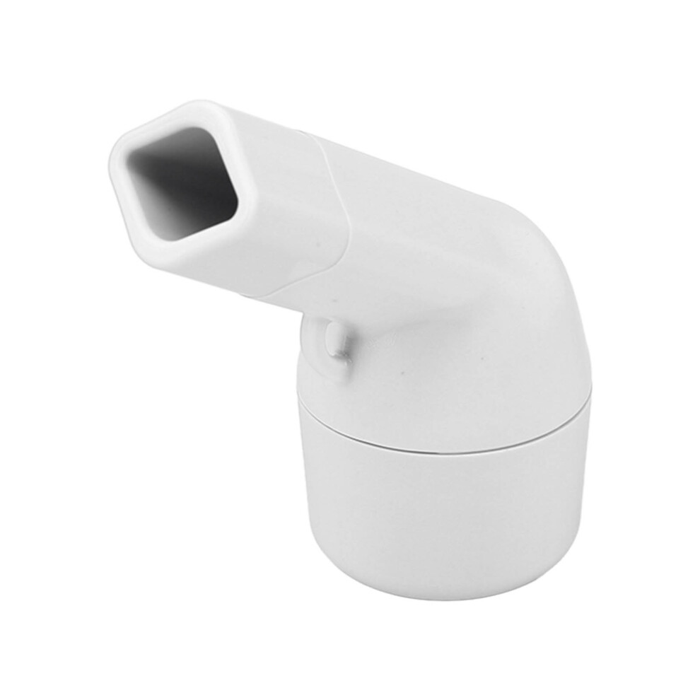 Portable Acrylic Breathing Exerciser for Mucus Clearance White