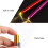 6 wiederverwendbare LED Taschenlampe, , Pupillenmesser 10