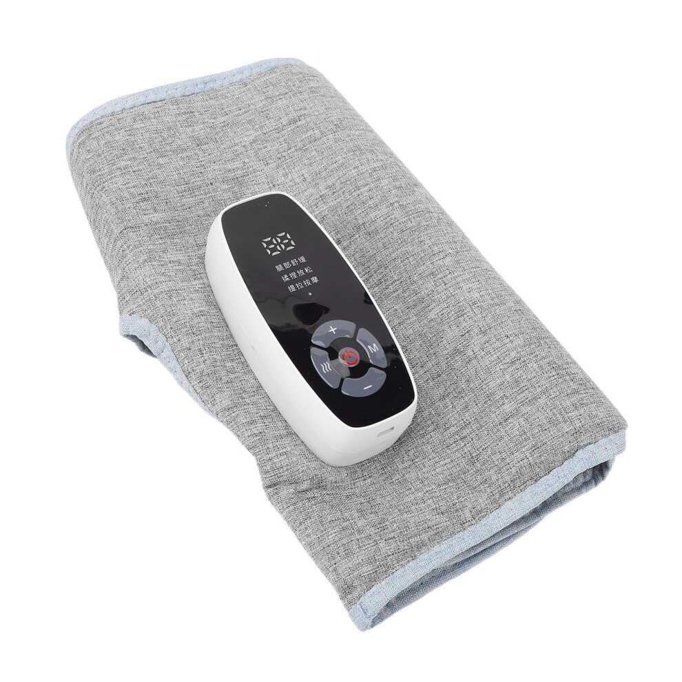 Grey Air Calf Compression Massager Heating Kneading 3 Gears