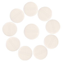 15Pcs Lightweight Beige Velour Powder Puff for Baby Face and Body Use